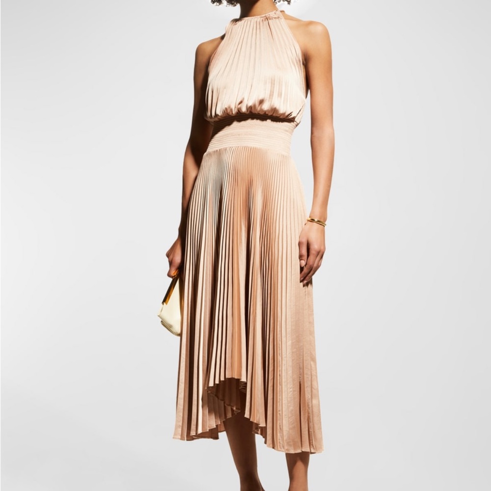 A.L.C Renzo II Sleeveless Pleated Midi Dress